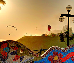Sunset en Malecón de Miraflores